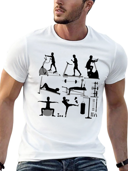Gym Workout Graphic Tee - Fitness Enthusiast Shirt