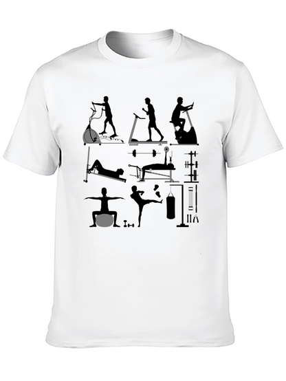 Gym Workout Graphic Tee - Fitness Enthusiast Shirt
