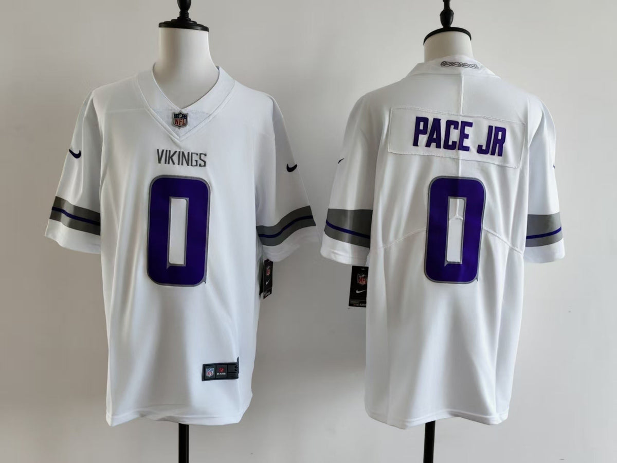 Men's Minnesota Vikings Ivan Pace Jr Nike Jersey -  White