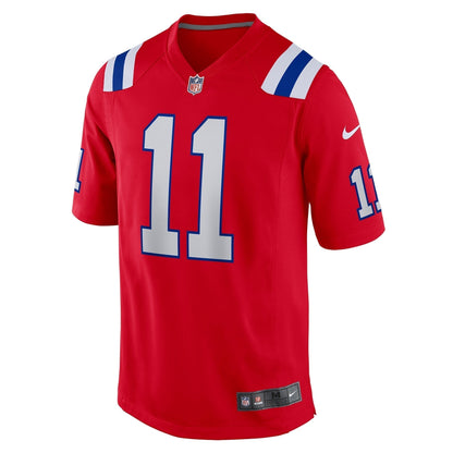 Drew Bledsoe New England Patriots Nike Retired   Alternate Game Jersey - Red