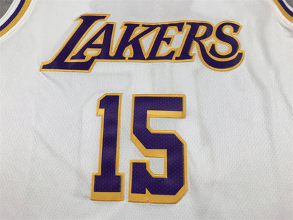 Men's Los Angeles Lakers Austin Reaves #15 White 2022/23 Swingman Jerseys - Association Edition