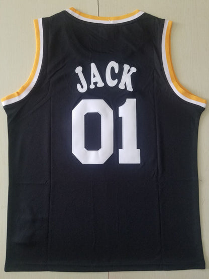 Men's Houston Rockets #01 NBA Black Classics Jerseys - Joint Edition