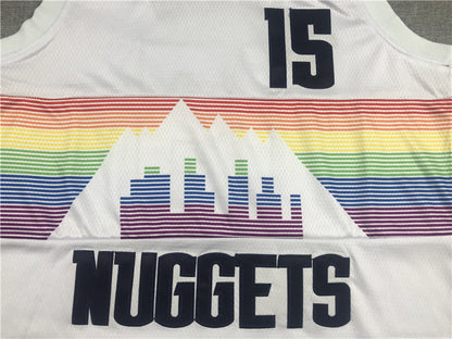 Men's Denver Nuggets Nikola Jokic #15 NBA White Swingman Jerseys - Reward version