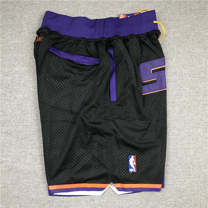Men's Phoenix Suns Black Basketball Shorts1