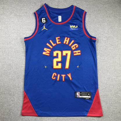Men's Denver Nuggets Jamal Murray #27 Blue 2022/23 Swingman Jerseys - Statement Edition