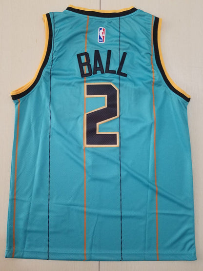 Men's Charlotte Hornets LaMelo Ball Green 2020-21 swingman Jerseys