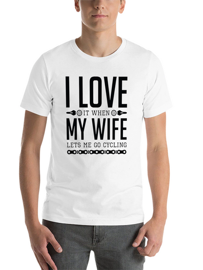 I Love My Wife Cycling T-Shirt