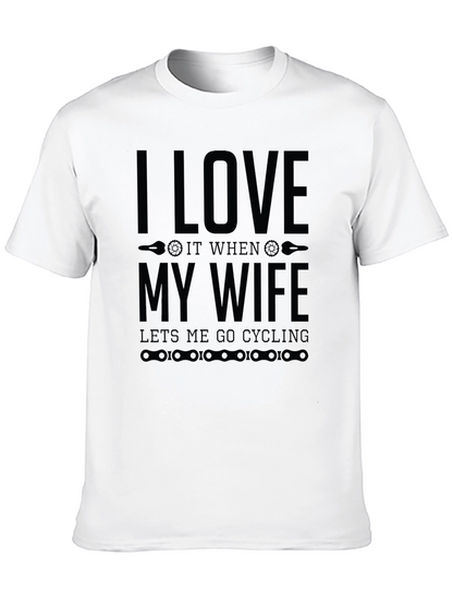 I Love My Wife Cycling T-Shirt