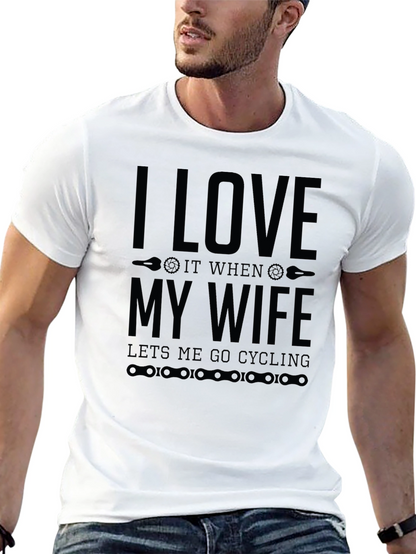 I Love My Wife Cycling T-Shirt