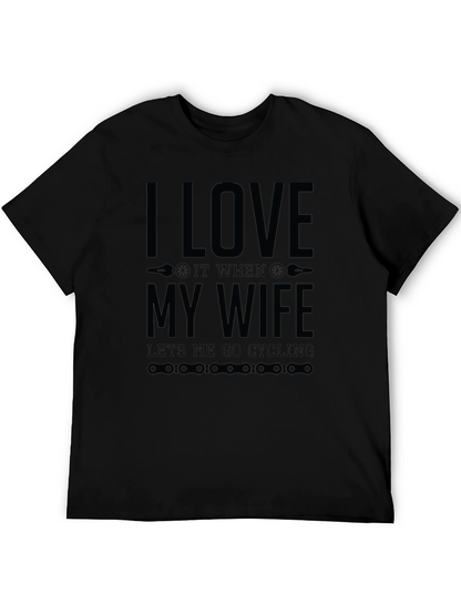 I Love My Wife Cycling T-Shirt