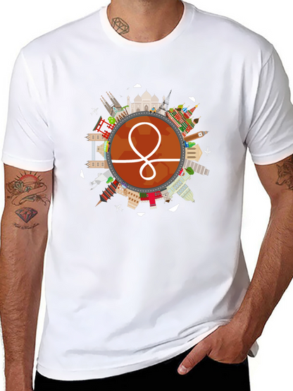 World Traveler Graphic Tee - Black Unisex Shirt