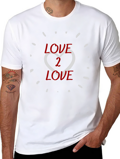 Love 2 Love Graphic Tee - Black
