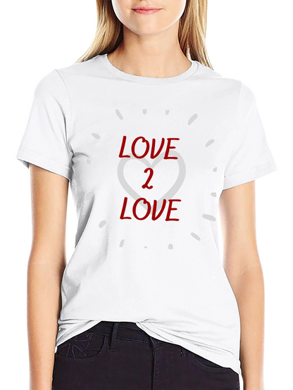 Love 2 Love Graphic Tee - Black