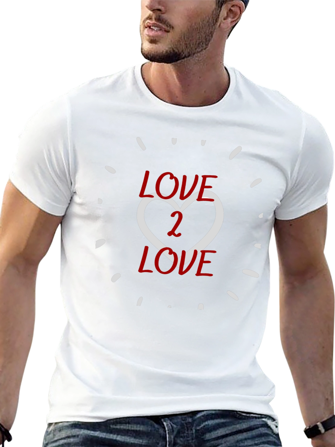 Love 2 Love Graphic Tee - Black