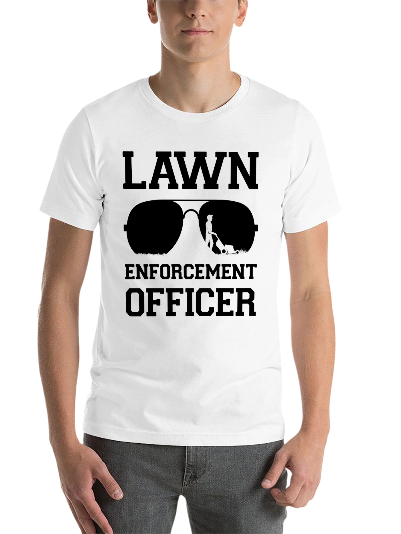 Lawn Enforcement Officer Graphic Tee