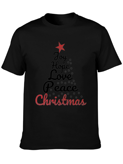 Christmas Joy Hope Peace Love Holiday T-Shirt