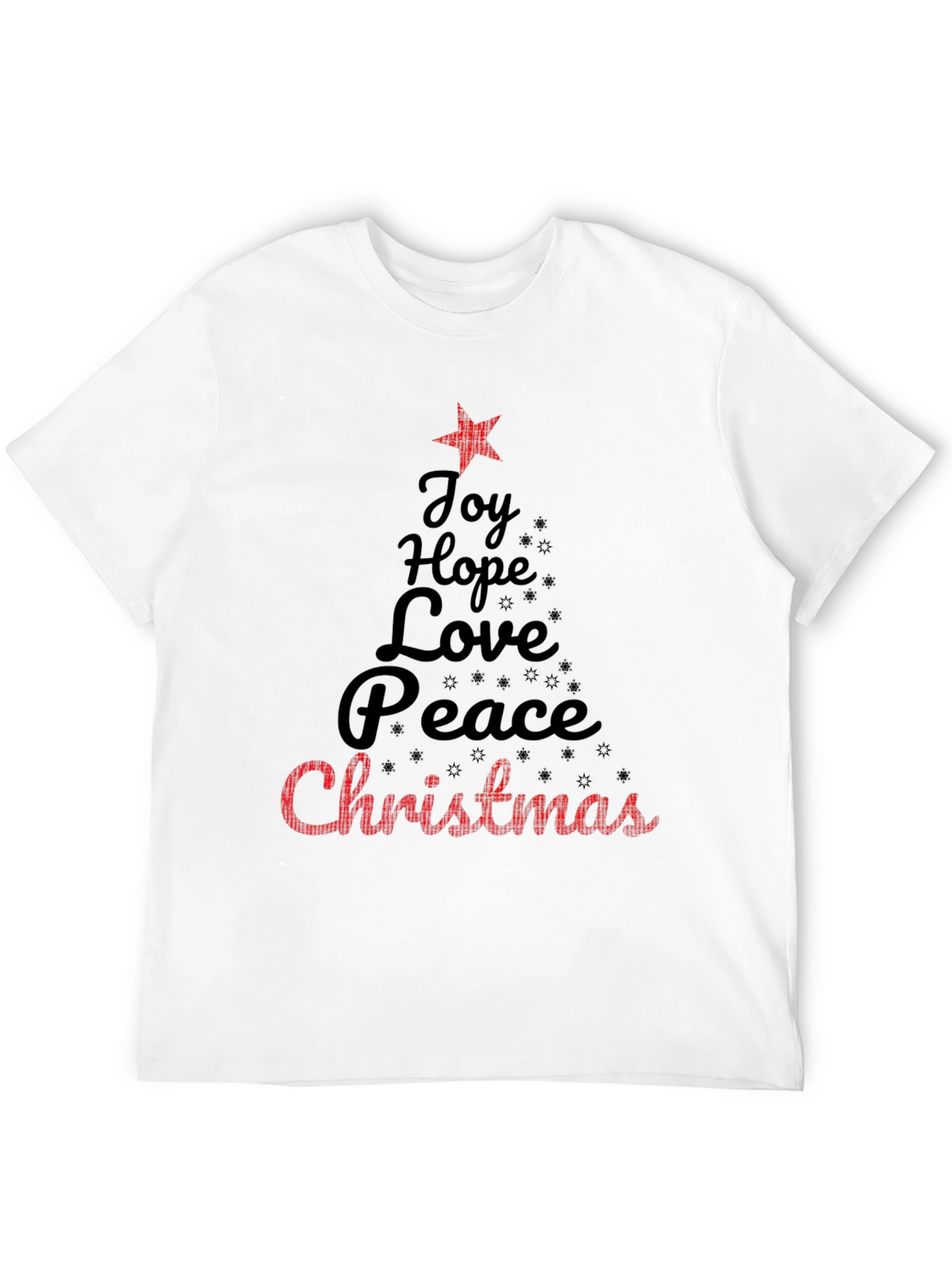 Christmas Joy Hope Peace Love Holiday T-Shirt
