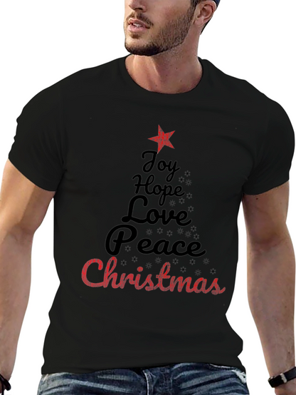 Christmas Joy Hope Peace Love Holiday T-Shirt