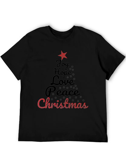 Christmas Joy Hope Peace Love Holiday T-Shirt