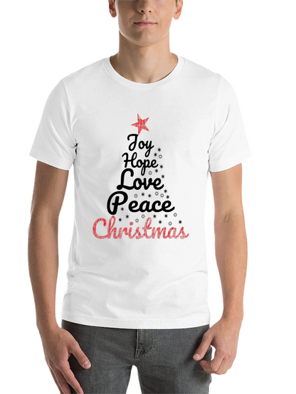 Christmas Joy Hope Peace Love Holiday T-Shirt