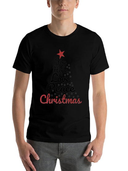 Christmas Joy Hope Peace Love Holiday T-Shirt