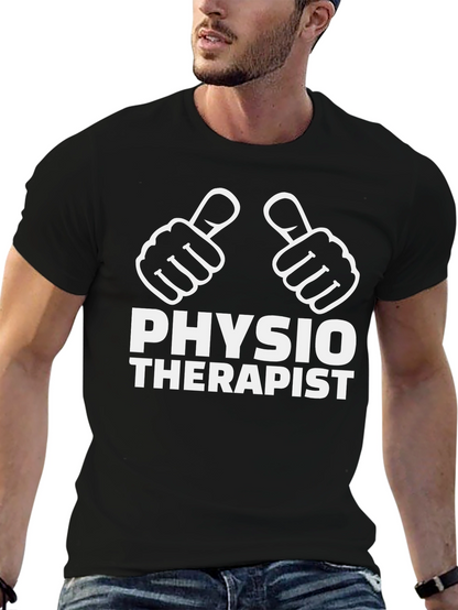 Physio Therapist T-Shirt - Thumbs Up Design