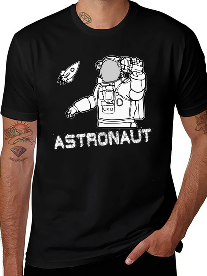 Astronaut Graphic T-Shirt - Space Adventure Tee