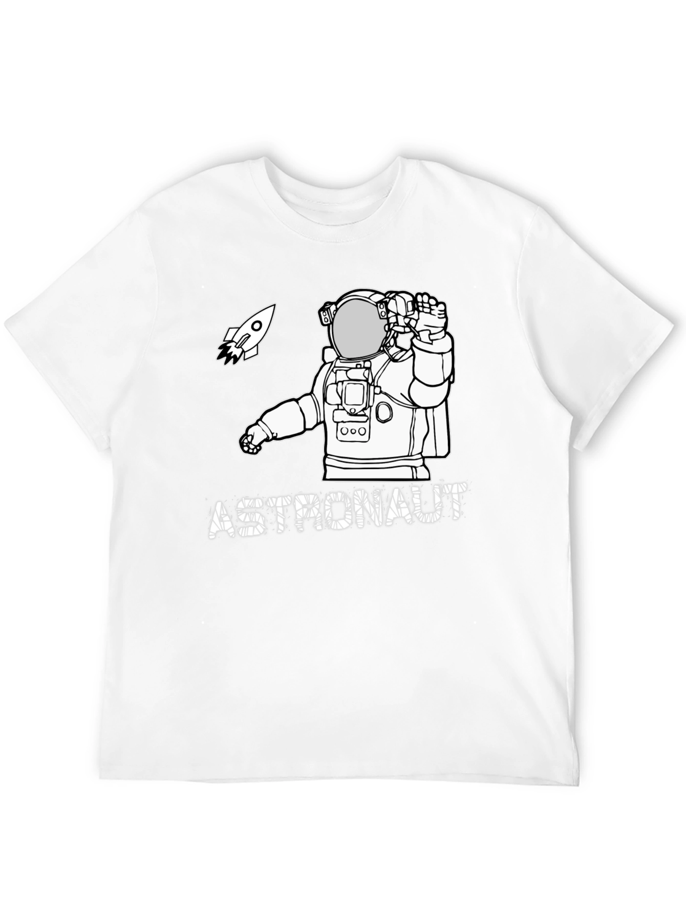 Astronaut Graphic T-Shirt - Space Adventure Tee