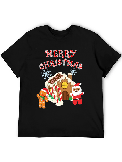 Festive Merry Christmas Graphic T-Shirt
