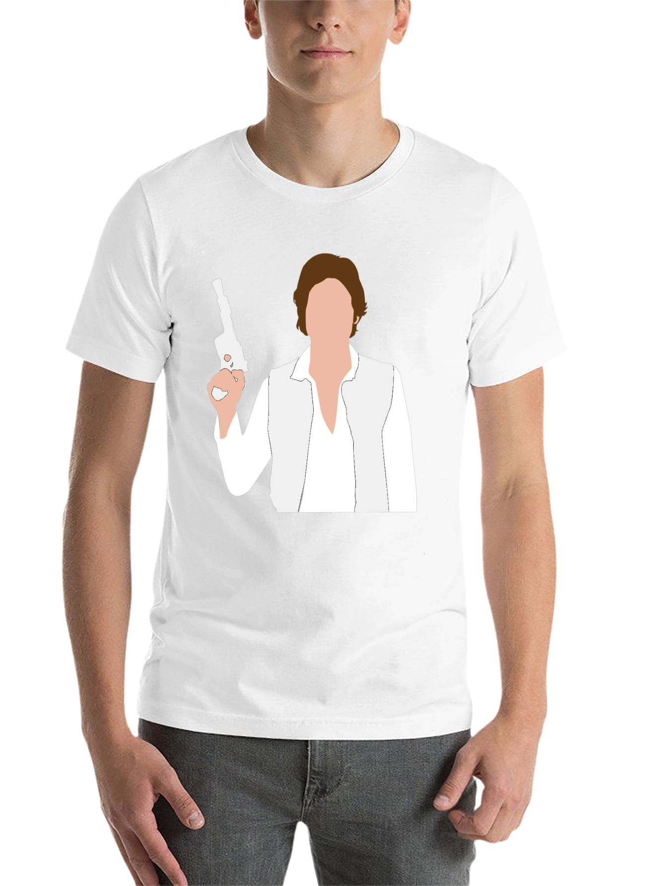 Han Solo Silhouette Graphic T-Shirt