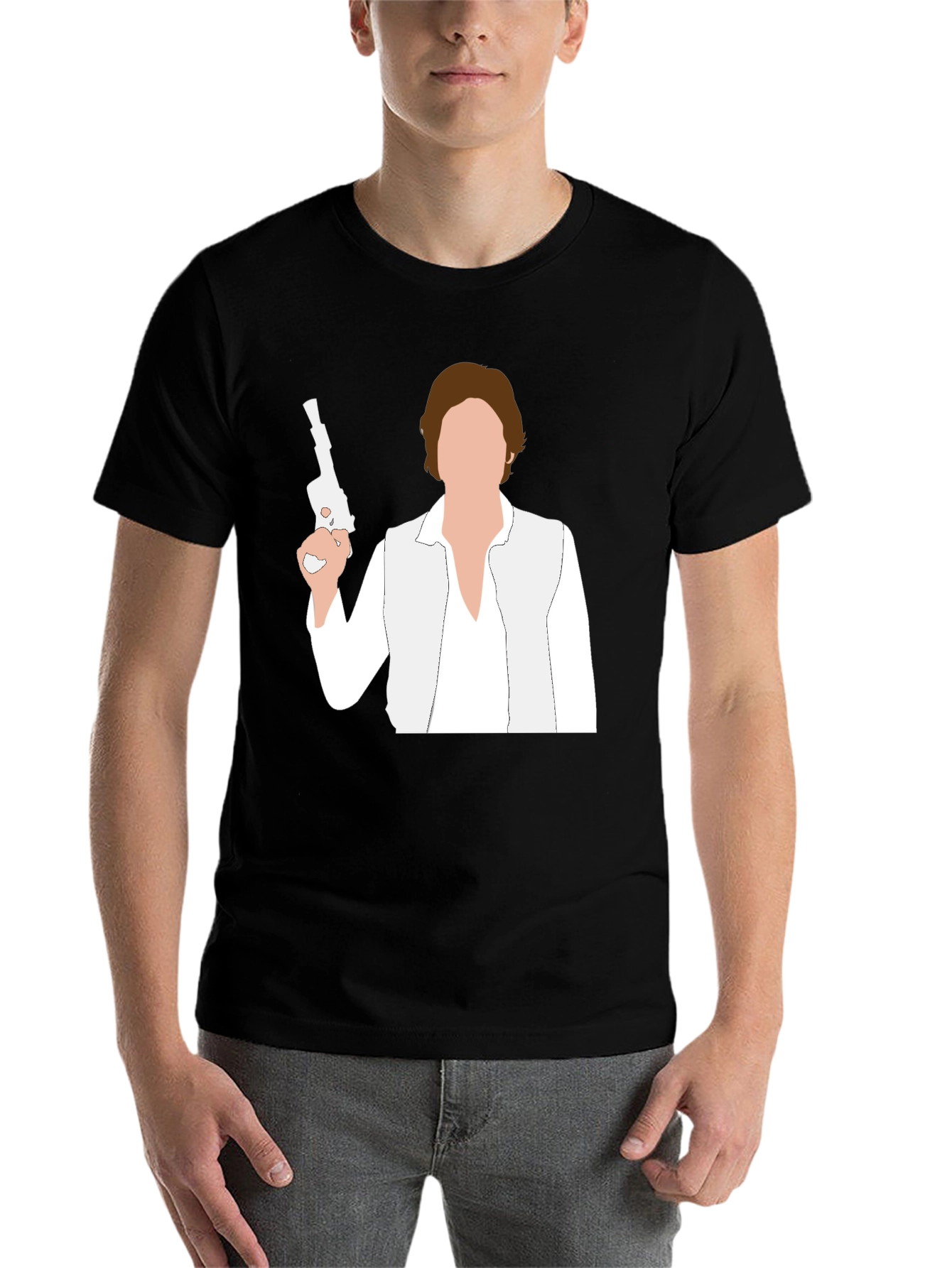 Han Solo Silhouette Graphic T-Shirt