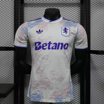 2025-26 Aston Villa Second Away Player Version Jersey-Men's
