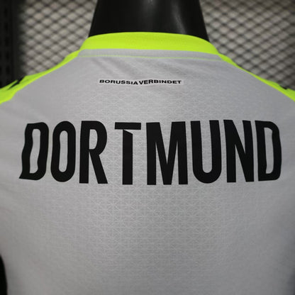 2025-26 Dortmund Second Away Fluorescent Green Player Version Jersey-Men's
