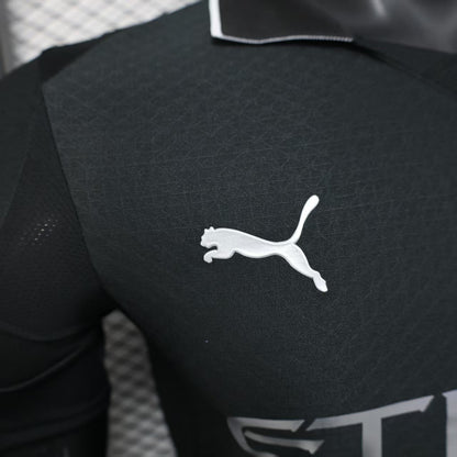 2025-26 Manchester City Black Player Edition Jersey - Men
