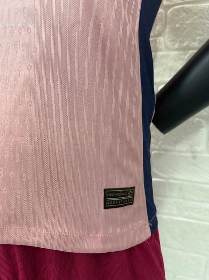 2025-26 Barcelona Pink Player Edition Jersey