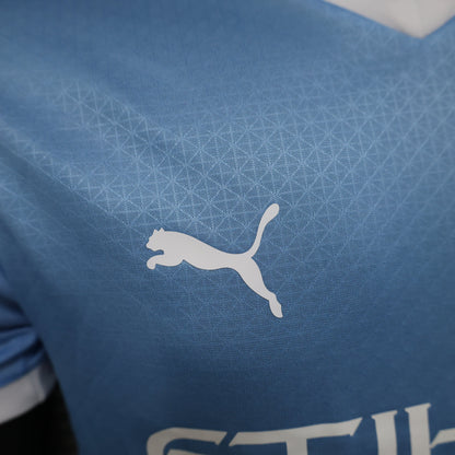 2025-26 Manchester City Blue Player Edition Jersey - Men