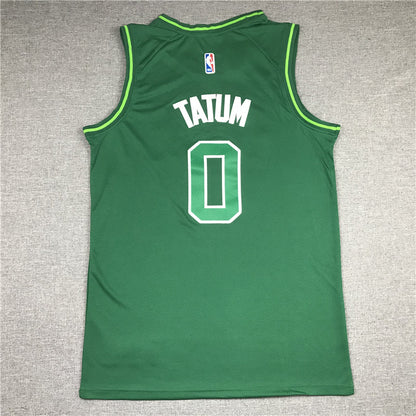 Men's Boston Celtics Jayson Tatum #0 Green Swingman Player Jerseys