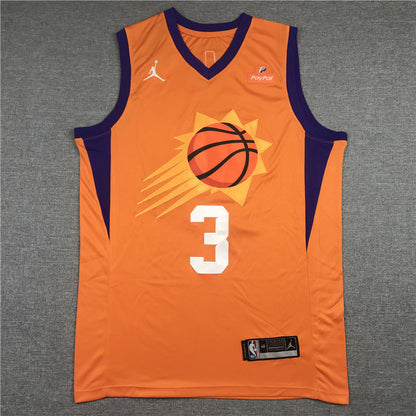 Men's Phoenix Suns Chris Paul #3 Orange Fast Break Team Replica Jerseys