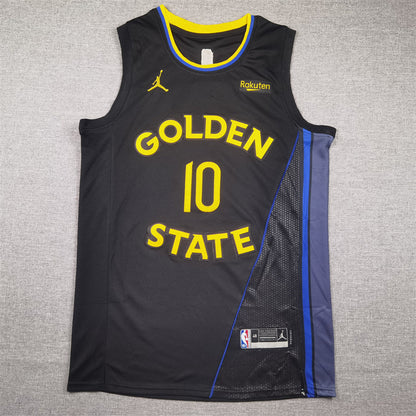 Men's Golden State Warriors Jimmy Butler #10 Black Swingman Jerseys - Statement Edition