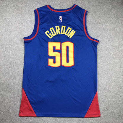 Men's Denver Nuggets Aaron Gordon #50 Blue 2022/23 Swingman Jerseys - Statement Edition