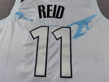 Men's Minnesota Timberwolves Naz Reid #11 White 2024/25 Swingman Player Jerseys - City Edition