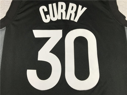 Men's Golden State Warriors Stephen Curry #30 Black Swingman Jerseys