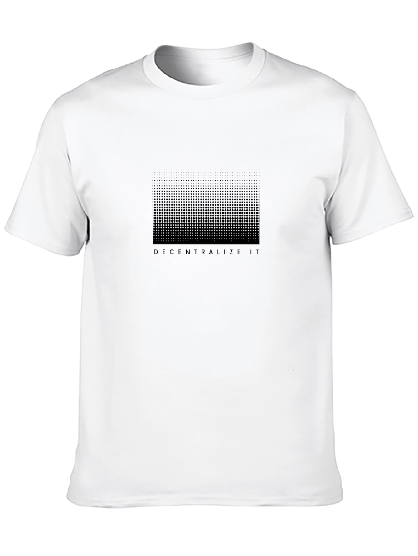 Decentralize It Black Graphic Tee
