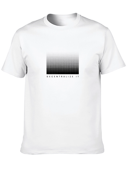 Decentralize It Black Graphic Tee
