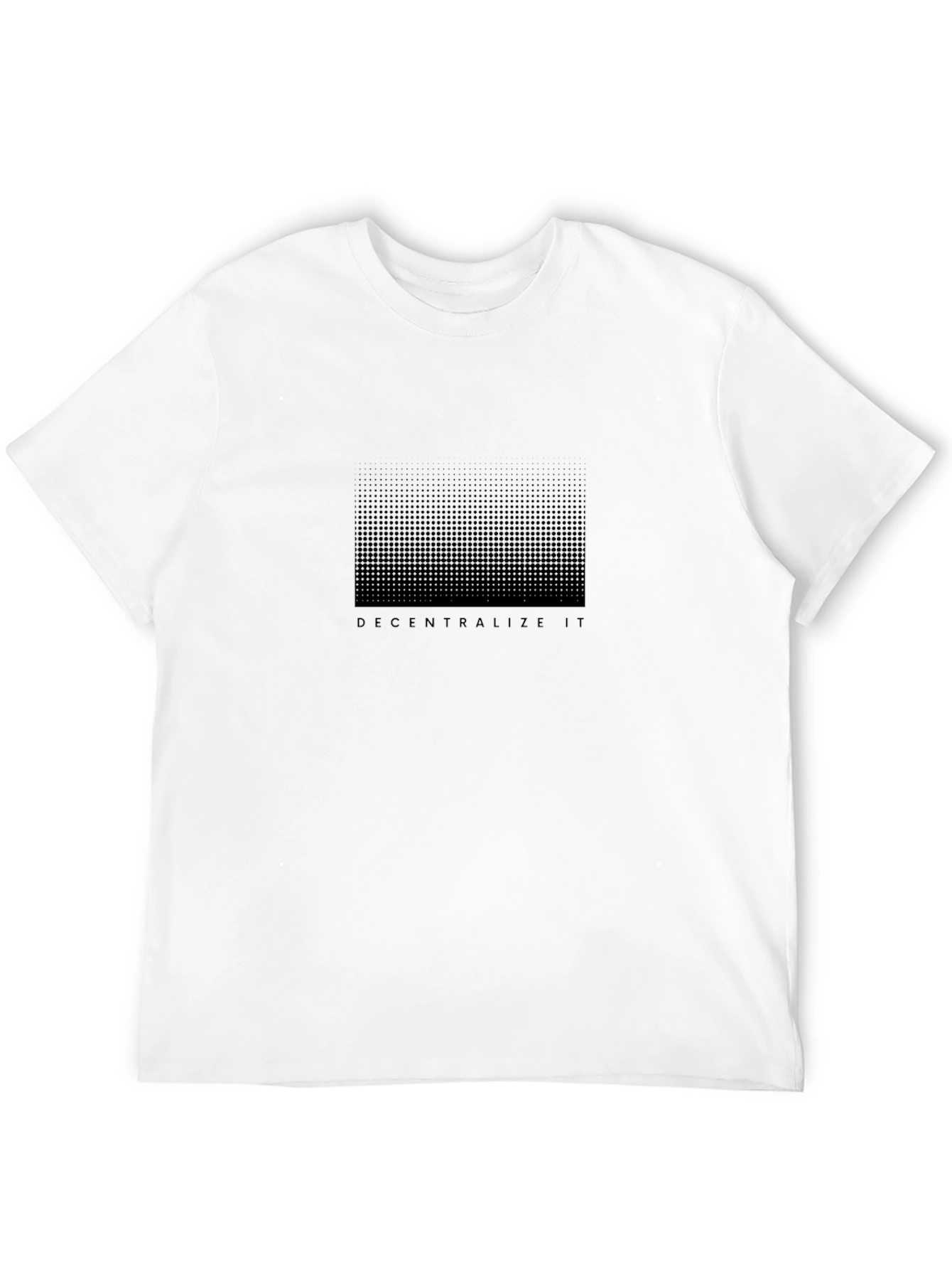 Decentralize It Black Graphic Tee