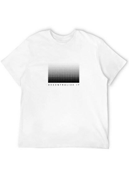 Decentralize It Black Graphic Tee