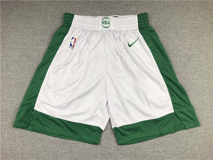 Men's Boston Celtics White/Green City Edition Basketball Shorts1