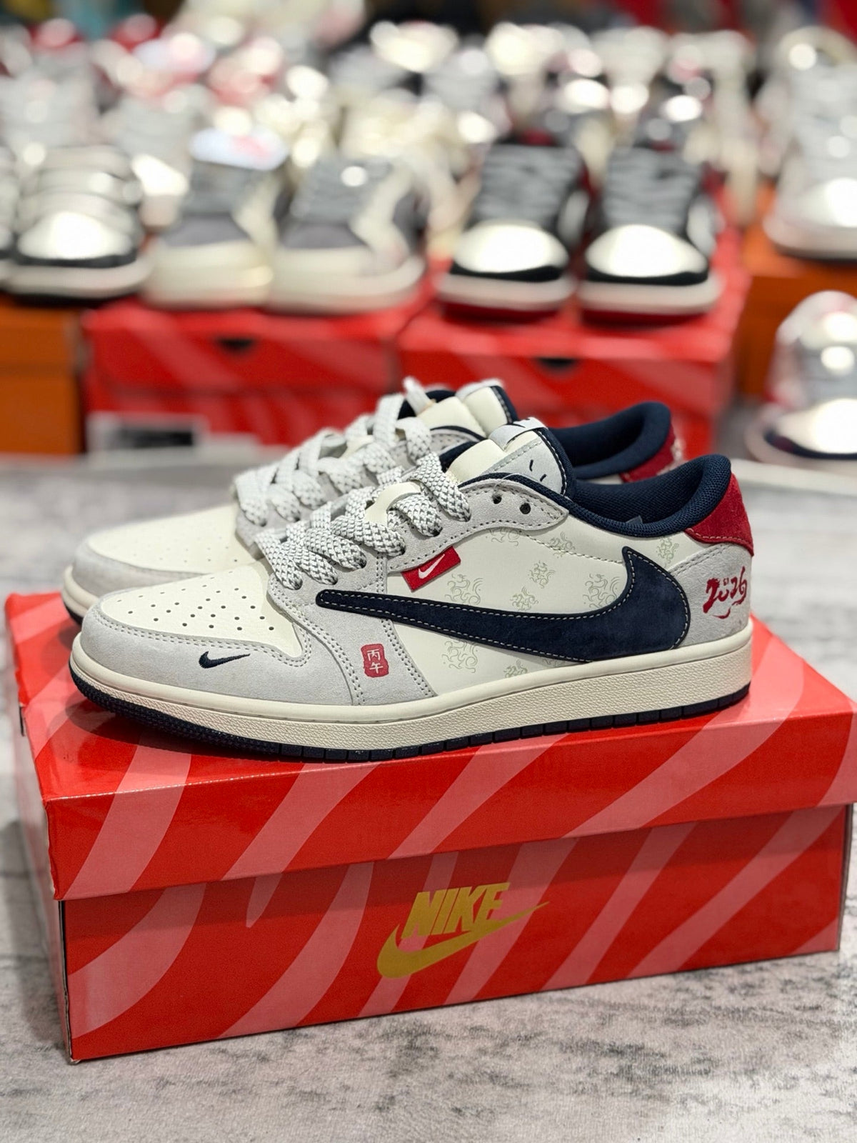 🔥 Grail Alert! Fragment x Travis Scott x Dior Air Jordan 1 Low Triple Collab Sneakers Men Women