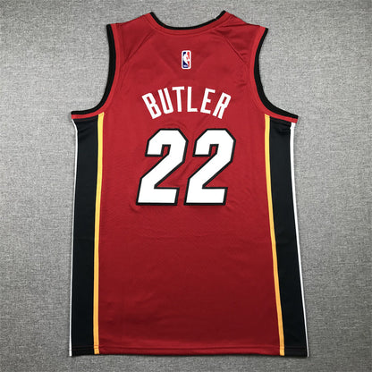 Men's Miami Heat Jimmy Butler #22 NBA Red Swingman Jerseys