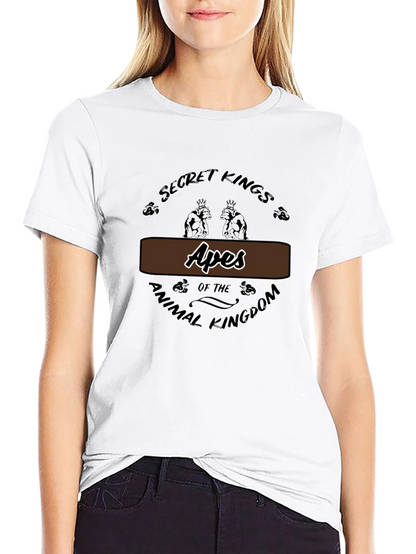 Apes Secret Kings Graphic T-Shirt - Animal Kingdom Tee